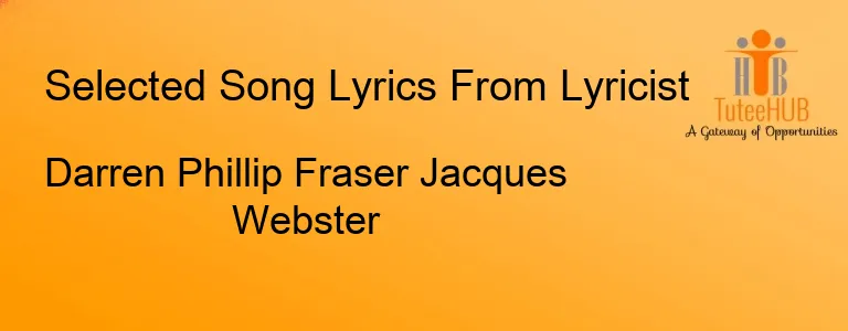 Darren Phillip Fraser Jacques Webster