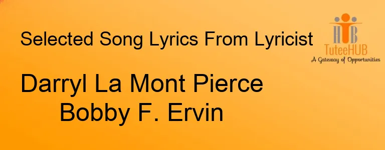 Darryl La Mont Pierce Bobby F. Ervin