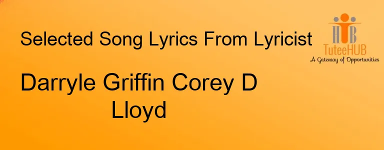 Darryle Griffin Corey D Lloyd