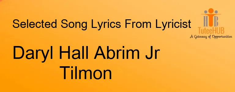 Daryl Hall Abrim Jr Tilmon
