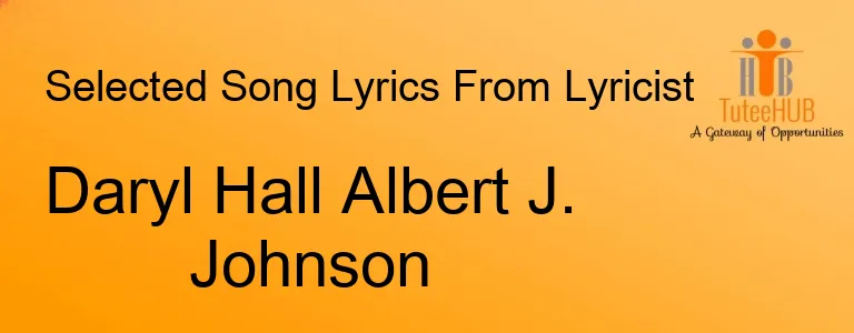 Daryl Hall Albert J. Johnson