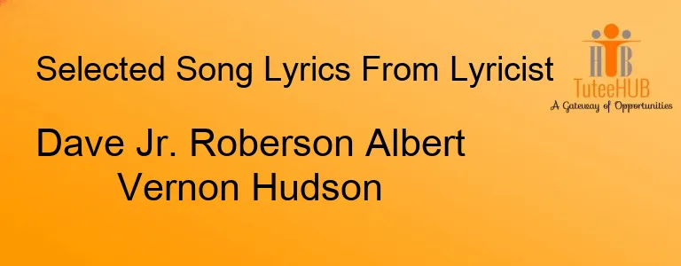 Dave Jr. Roberson Albert Vernon Hudson