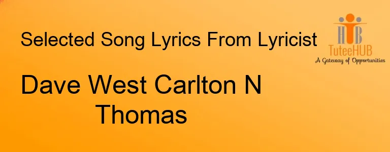 Dave West Carlton N Thomas