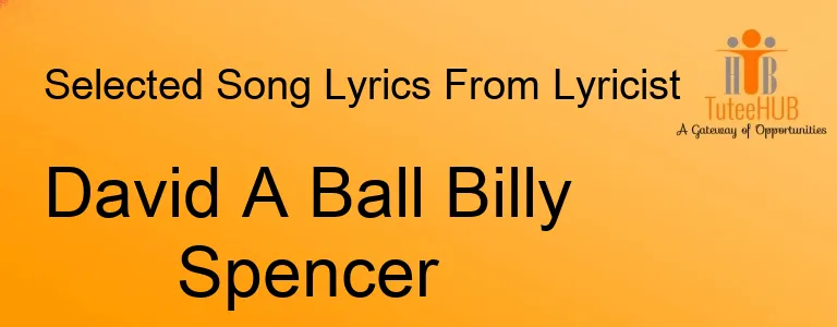 David A Ball Billy Spencer