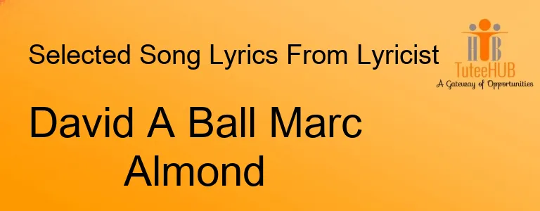 David A Ball Marc Almond