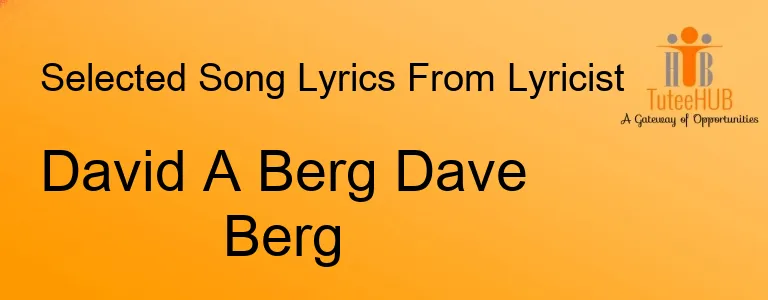 David A Berg Dave Berg