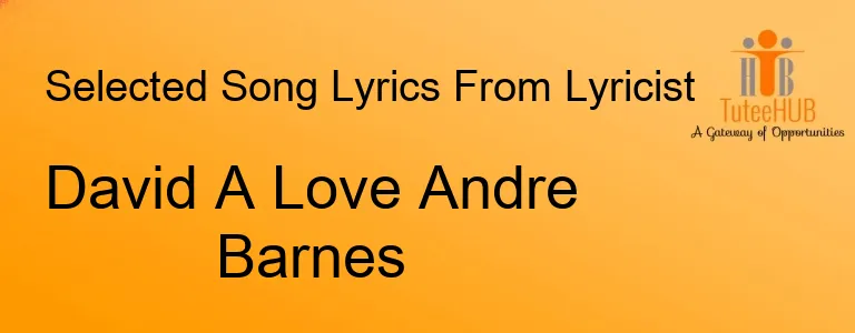 David A Love Andre Barnes