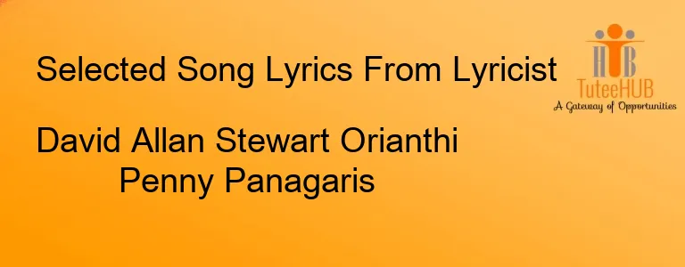 David Allan Stewart Orianthi Penny Panagaris