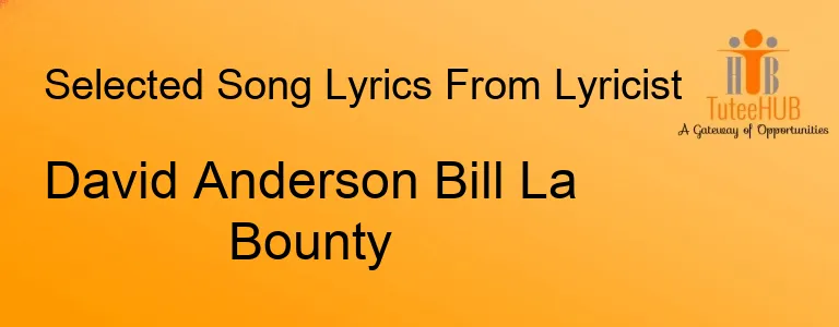 David Anderson Bill La Bounty