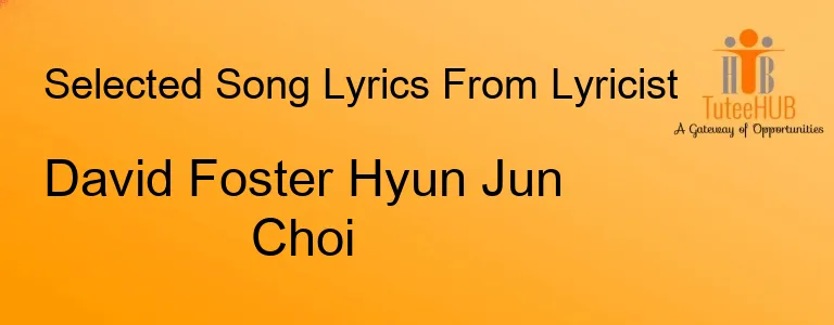 David Foster Hyun Jun Choi