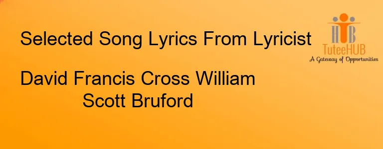 David Francis Cross William Scott Bruford