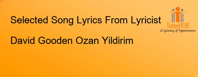 David Gooden Ozan Yildirim