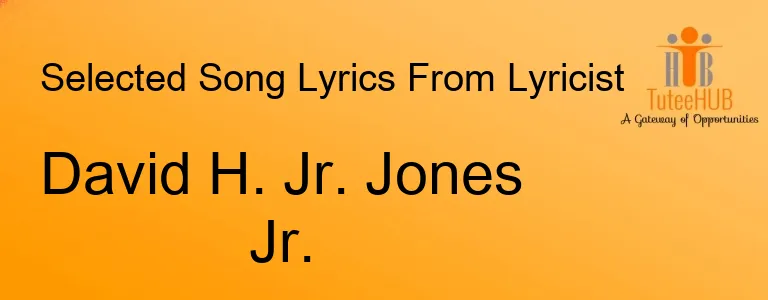 David H. Jr. Jones Jr.