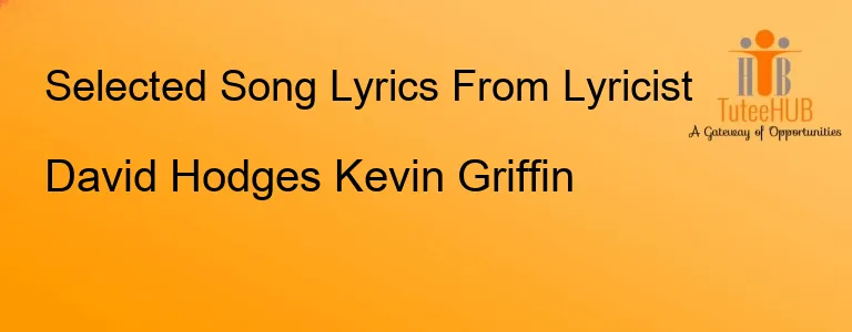 David Hodges Kevin Griffin