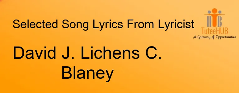 David J. Lichens C. Blaney