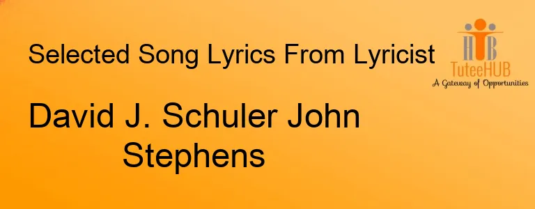 David J. Schuler John Stephens