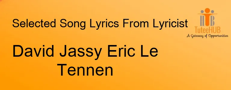 David Jassy Eric Le Tennen