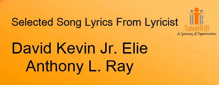 David Kevin Jr. Elie Anthony L. Ray