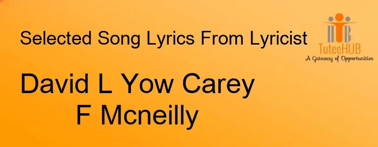 David L Yow Carey F Mcneilly