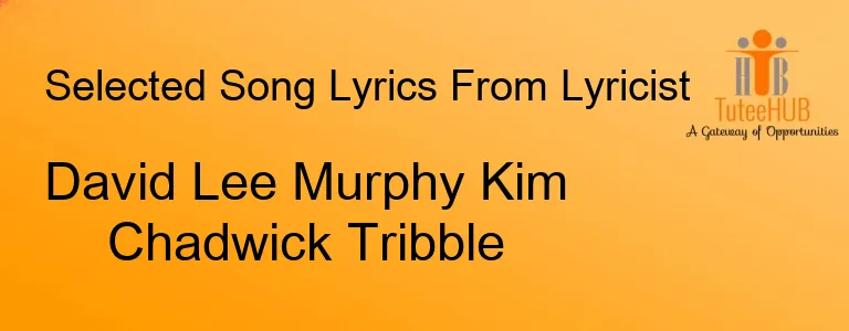 David Lee Murphy Kim Chadwick Tribble