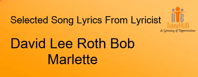 David Lee Roth Bob Marlette