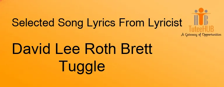 David Lee Roth Brett Tuggle