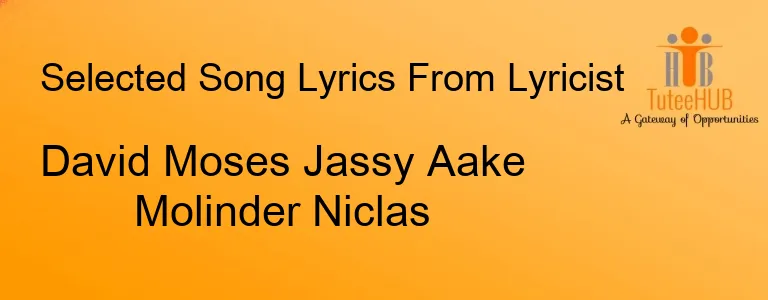 David Moses Jassy Aake Molinder Niclas