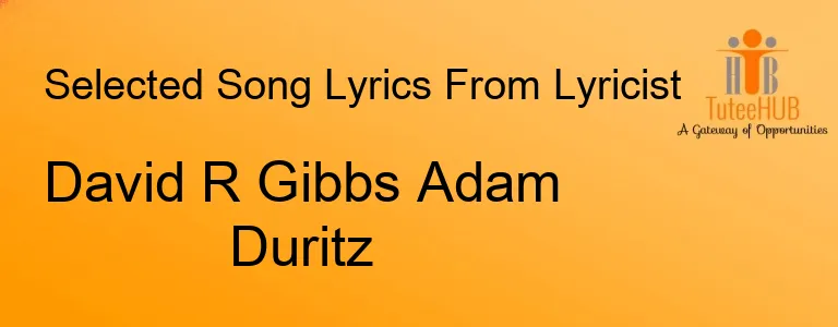 David R Gibbs Adam Duritz