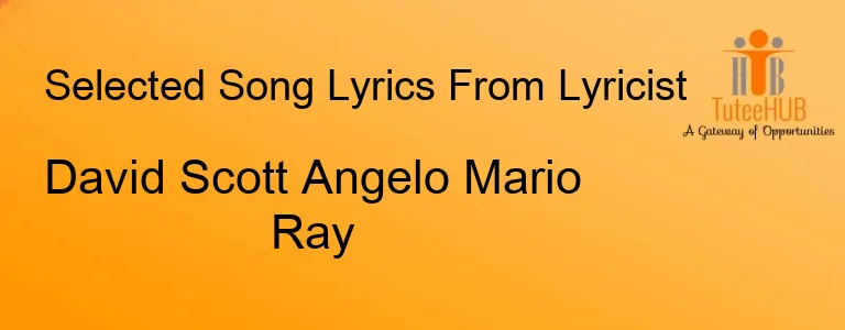 David Scott Angelo Mario Ray