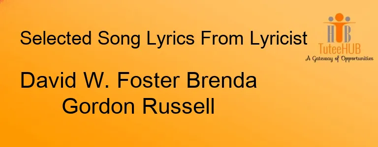 David W. Foster Brenda Gordon Russell