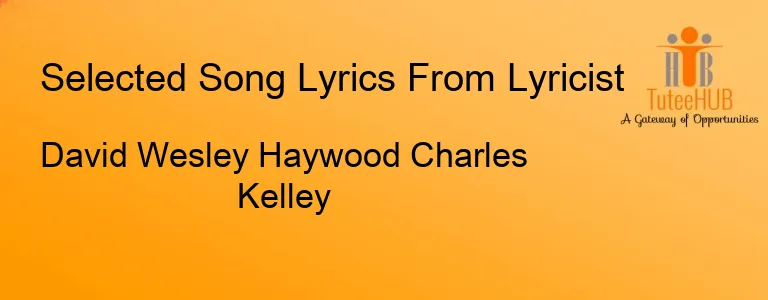 David Wesley Haywood Charles Kelley