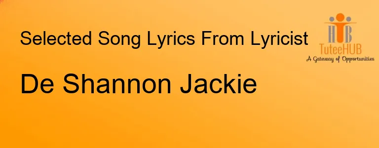 De Shannon Jackie