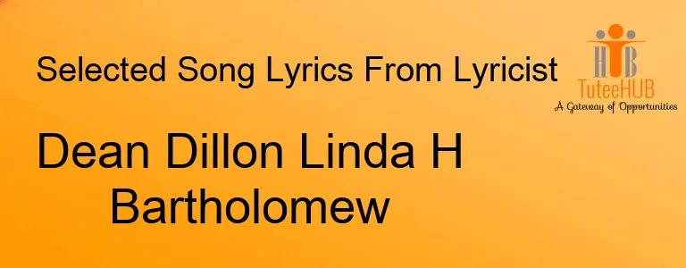 Dean Dillon Linda H Bartholomew