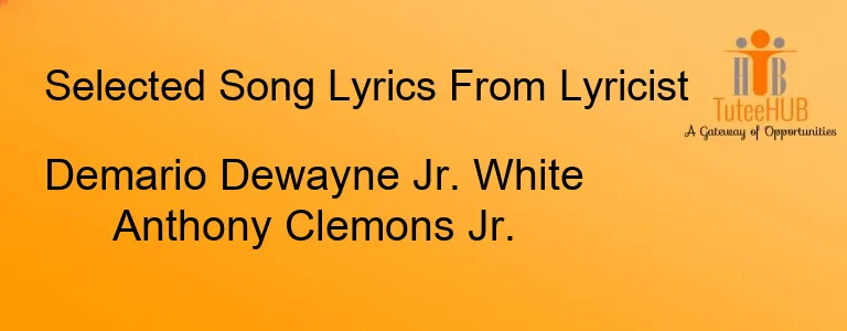 Demario Dewayne Jr. White Anthony Clemons Jr.