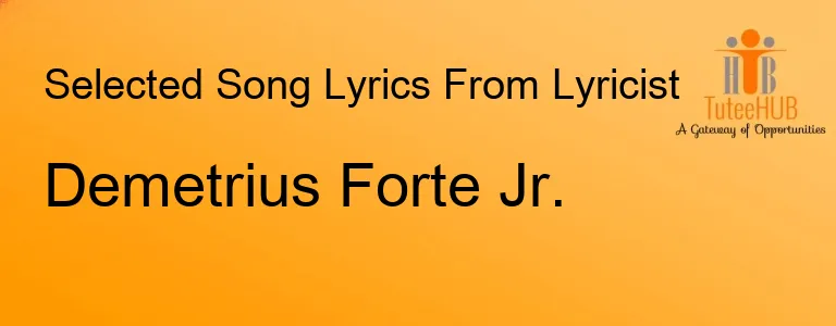 Demetrius Forte Jr.