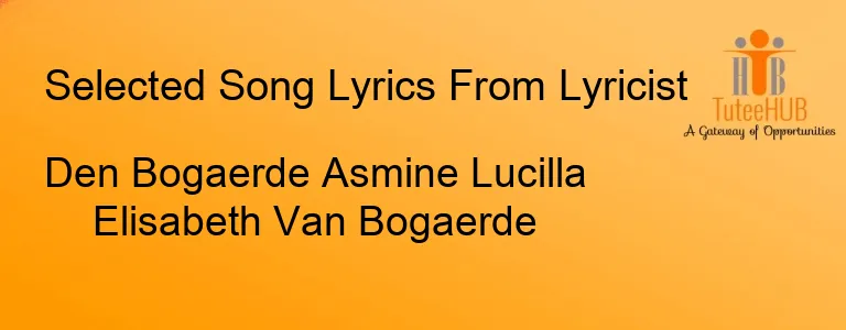 Den Bogaerde Asmine Lucilla Elisabeth Van Bogaerde