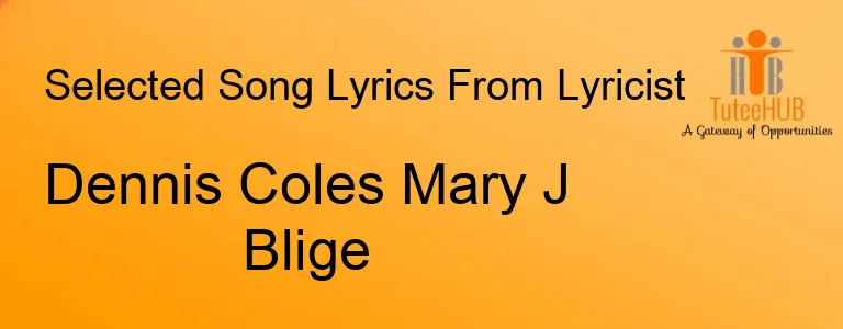 Dennis Coles Mary J Blige