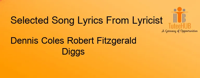 Dennis Coles Robert Fitzgerald Diggs