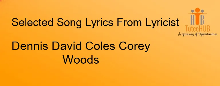 Dennis David Coles Corey Woods