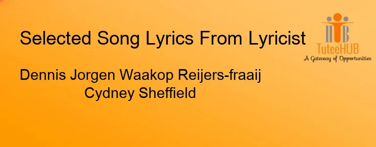 Dennis Jorgen Waakop Reijers-fraaij Cydney Sheffield