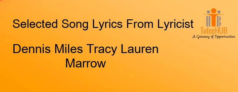 Dennis Miles Tracy Lauren Marrow