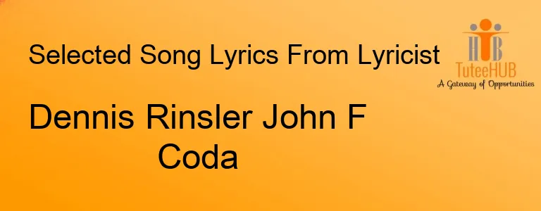 Dennis Rinsler John F Coda