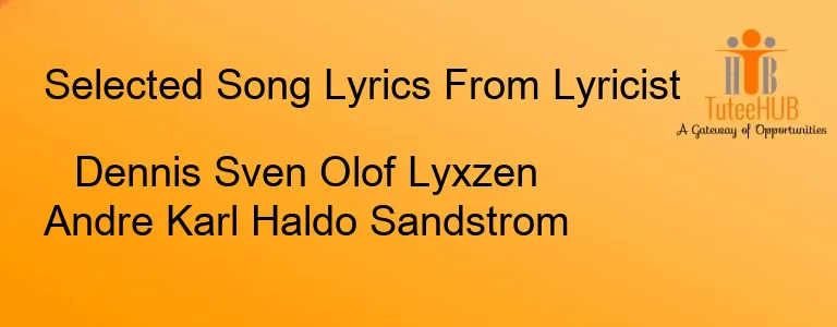 Dennis Sven Olof Lyxzen Andre Karl Haldo Sandstrom