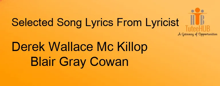 Derek Wallace Mc Killop Blair Gray Cowan
