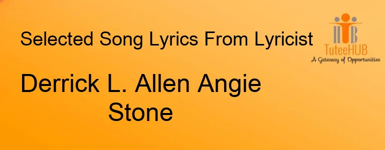 Derrick L. Allen Angie Stone