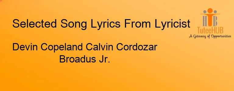 Devin Copeland Calvin Cordozar Broadus Jr.
