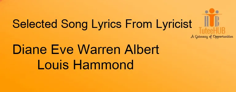 Diane Eve Warren Albert Louis Hammond