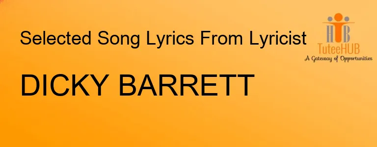 DICKY BARRETT