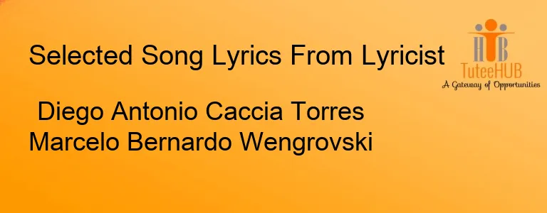 Diego Antonio Caccia Torres Marcelo Bernardo Wengrovski