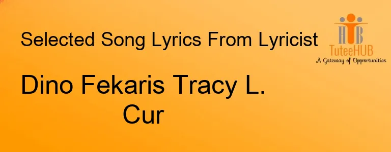 Dino Fekaris Tracy L. Cur